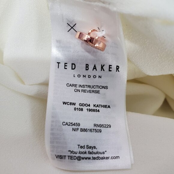 Ted Baker KATHIEA High neck lace tunic dress Sz 3 US M Celebrities favorite - Picture 12 of 16